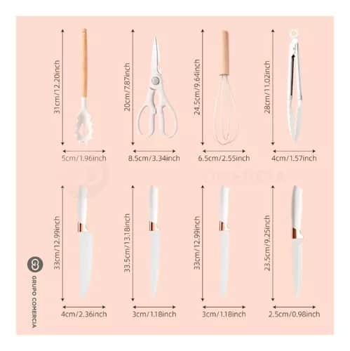 Set De Utensilios De Cocina Silicona