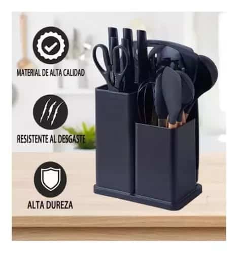 Set De Utensilios De Cocina Silicona